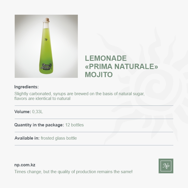 Лимонад Prima Naturale Мохито